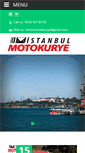 Mobile Screenshot of istanbulmotokurye.com